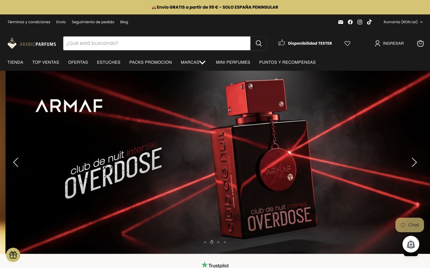ArabicParfums.es — preview proiect