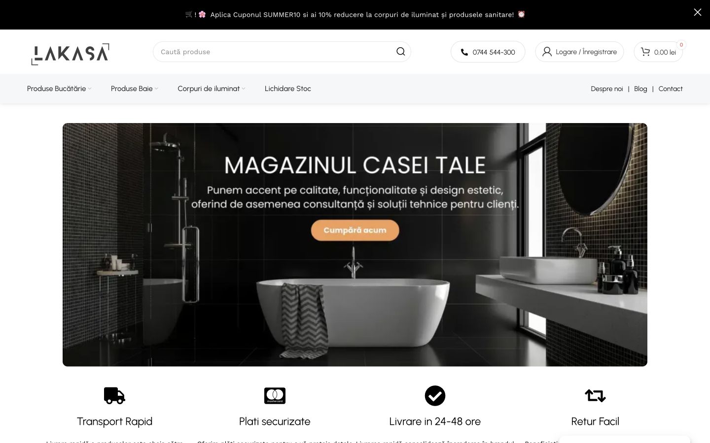 LAKASA.RO — preview proiect