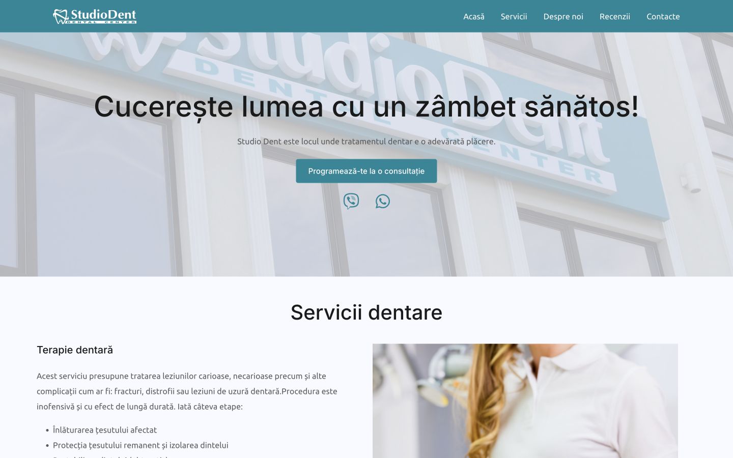 studiodent.md — preview proiect